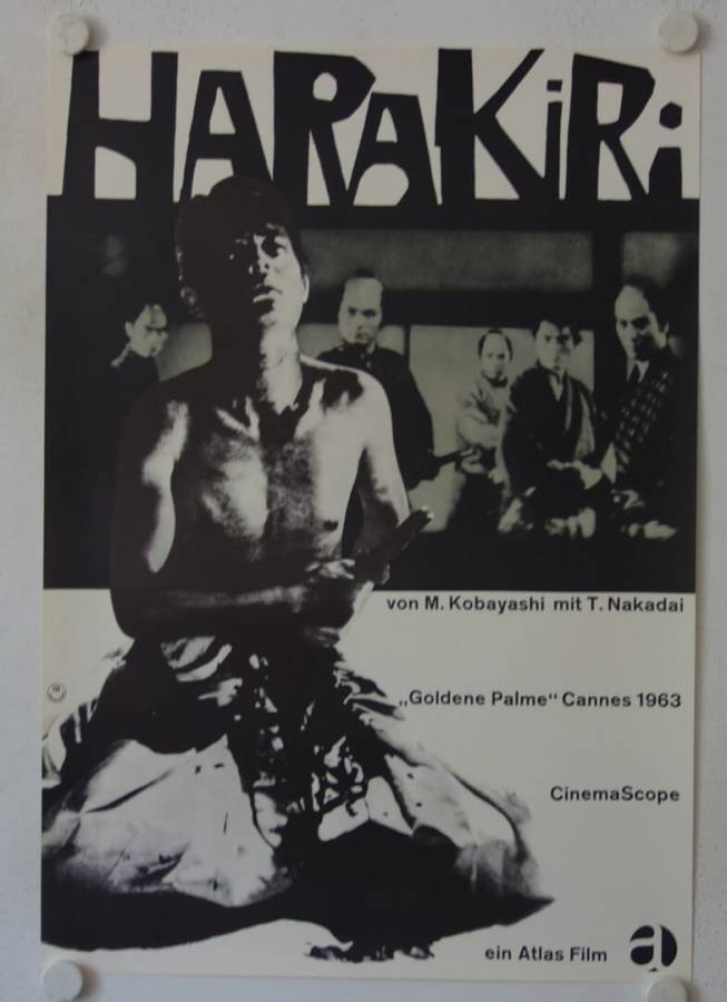 Harakiri original release german movie poster